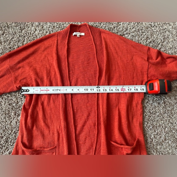 Madewell cardigan, burnt orange, size S - Picture 7 of 7